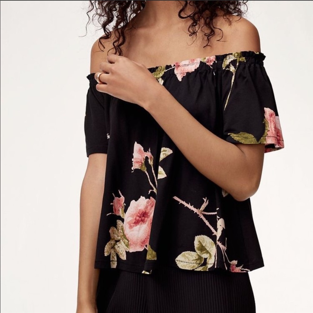 WILFRED off the shoulder top